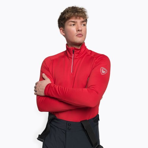 Férfi termikus pulóver Rossignol Classique 1/2 Zip red