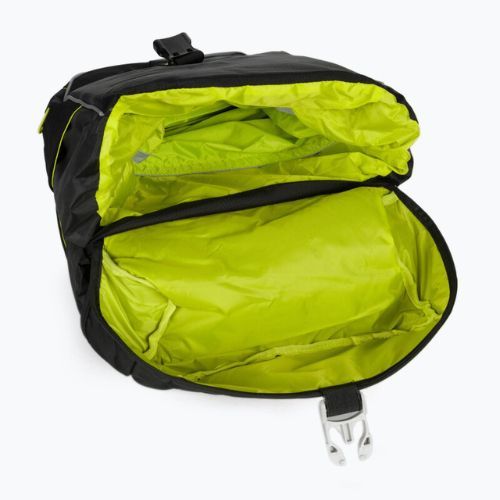 Basil Miles Double Bag kerékpár csomagtartó fekete B-17751
