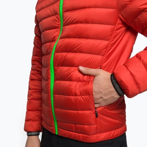 Férfi sí kabát Rossignol Verglas Hero Hood neon red