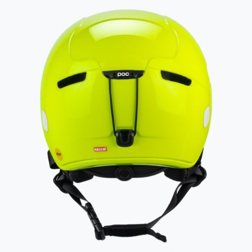 Gyermek síbukósisakok POC POCito Obex MIPS fluorescent yellow/green