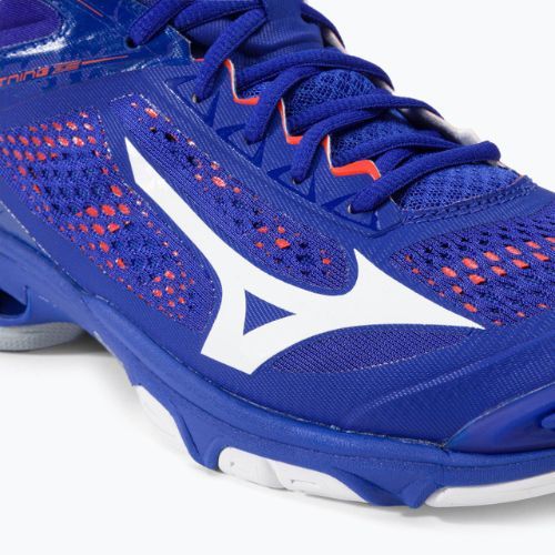 Férfi röplabda cipő Mizuno Wave Lightning Z5 Mid kék V1GA190500