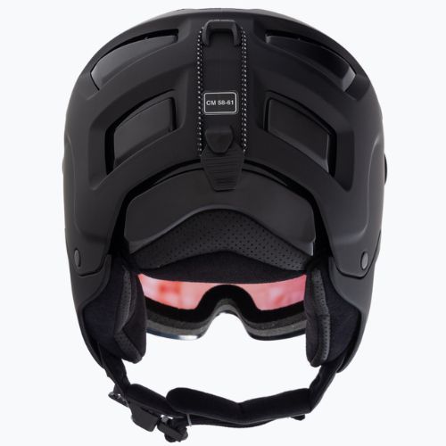 Sí sisak Alpina Attelas Visor QVM black matte