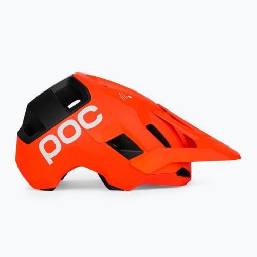 Kerékpáros sisak POC Kortal Race MIPS fluorescent orange/uranium/black matt