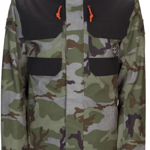 Férfi snowboard kabát DC Haven woodland camo castlerock