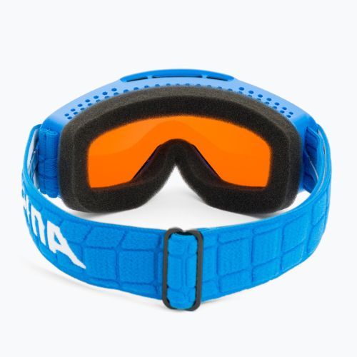 Gyermek síszemüveg Alpina Piney blue matt/orange