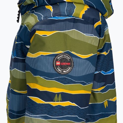 Gyermek sí kabát LEGO Lwjebel 727 zöld 11010206