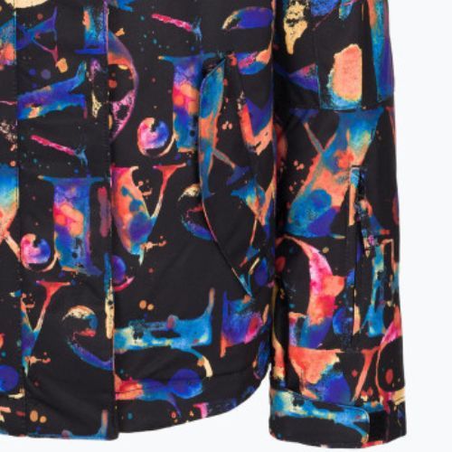 Gyermek snowboard kabát ROXY Jetty Girl 2021 true black magic carpet