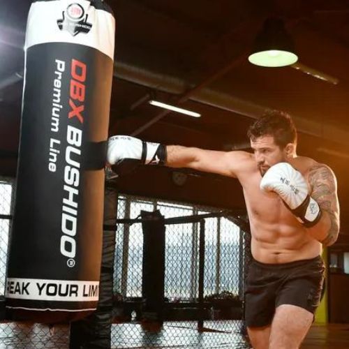 Bushido Japan  sparring boxkesztyű fehér B-2v8-12oz