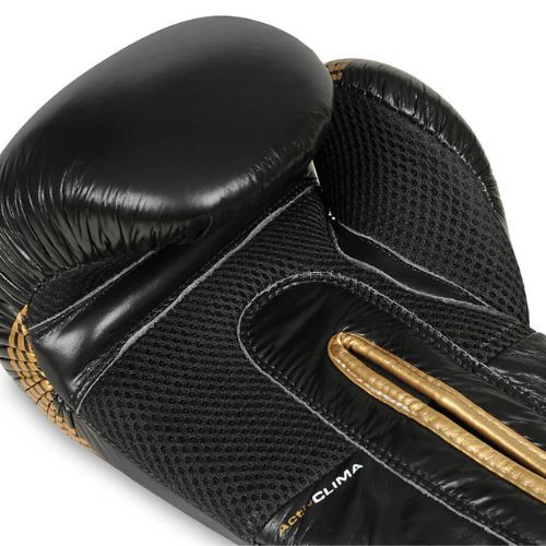 Bushido bokszkesztyűk természetes bőr fekete B-2v13-10oz