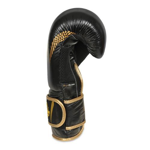 Bushido bokszkesztyűk természetes bőr fekete B-2v13-10oz