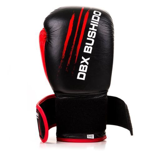 Bushido férfi sparring kesztyű bőr fekete ARB-415 14oz