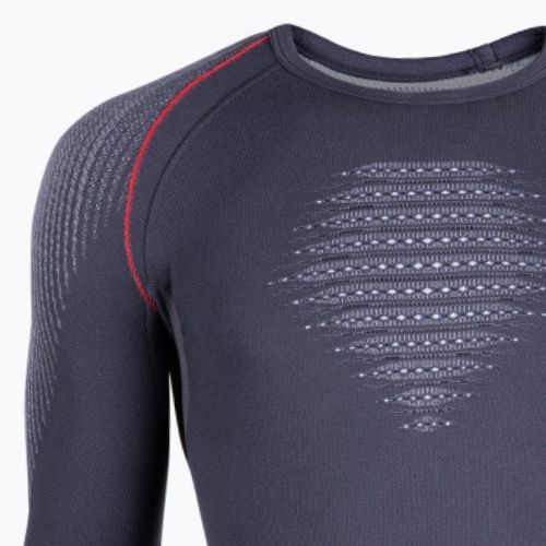 Férfi termikus pulóver UYN Evolutyon UW Shirt charcoal/white/red