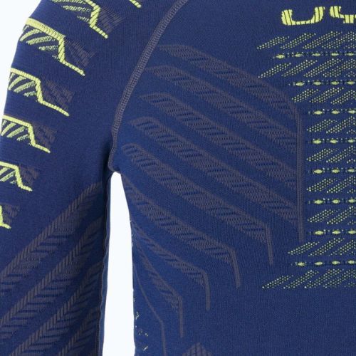 Férfi termikus pulóver UYN Resilyon UW Shirt Round Neck dark blue/yellow