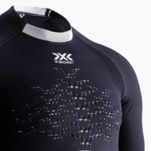 Férfi termoaktív pulóver X-Bionic The Trick 4.0 Run opal black/arctic white