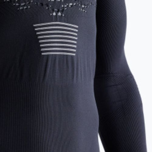 Férfi termoaktív pulóver X-Bionic The Trick 4.0 Run opal black/arctic white