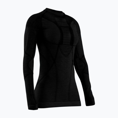 Női termál póló X-Bionic Apani 4.0 Merino fekete APWT06W19W