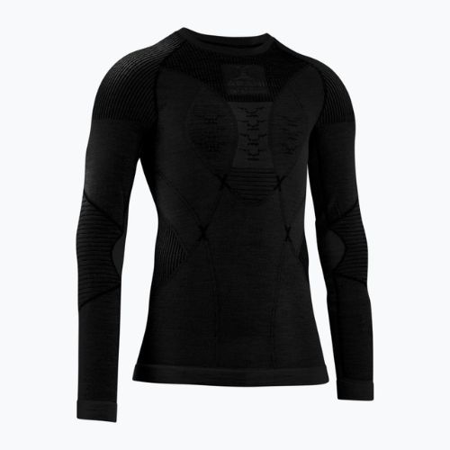 Férfi termoaktív pulóver X-Bionic Apani 4.0 Merino fekete/fekete