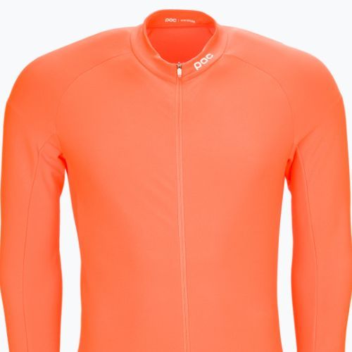 Férfi kerékpáros hosszú ujjú POC Radiant Jersey zink orange