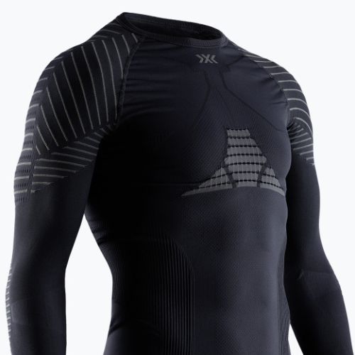 Férfi termoaktív pulóver X-Bionic Invent 4.0 LS black/charcoal