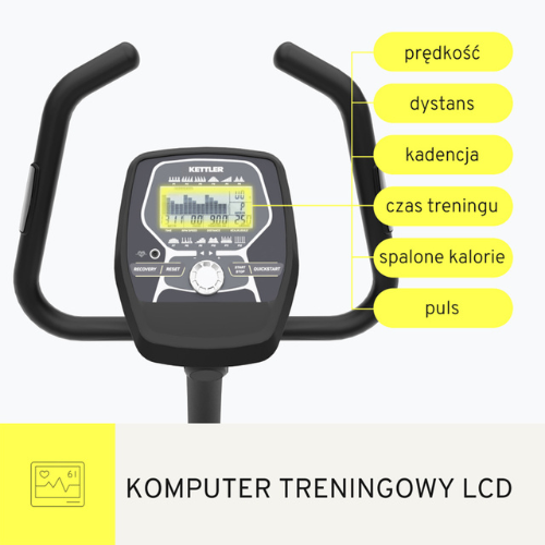 Kettler Axos Avior P Fekete HT1003-100 Álló kerékpár