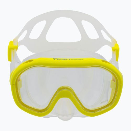 TUSA maszk + snorkel szett sárga UC-0211PFY