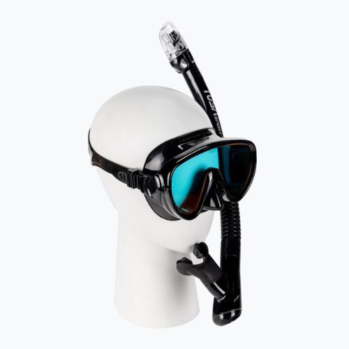 TUSA búvárszett maszk + snorkel fekete UC-1625P