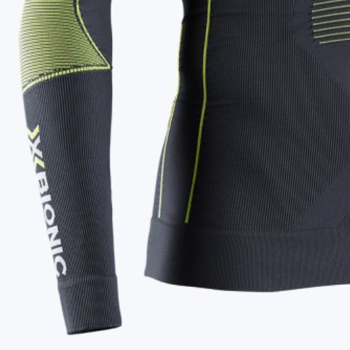 Férfi termoaktív pulóver X-Bionic Energy Accumulator 4.0 charcoal/yellow