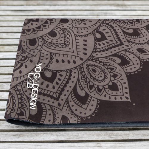 YogaDesignLab Combo jógaszőnyeg fekete CM-1.5-Mandala fekete