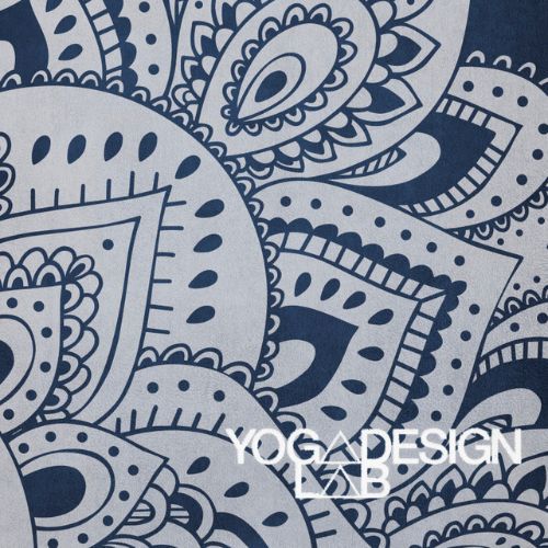YogaDesignLab Combo jógaszőnyeg Navy Blue CM-1.5-Mandala Sapphire