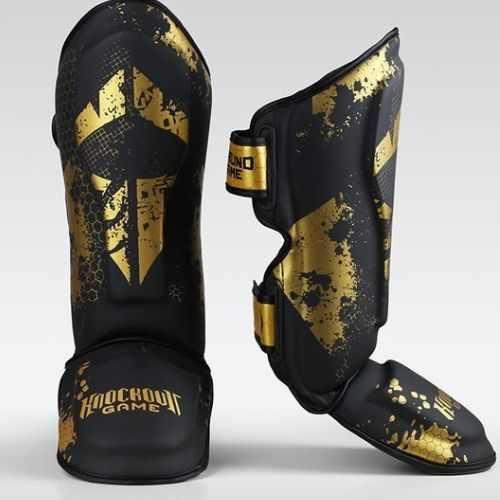 Ground Game Cage Gold Sípcsontvédő fekete SHINGUCGOLDS