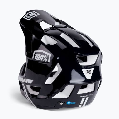 Kerékpáros sisak 100% Trajecta Helmet W Fidlock Full Face fekete STO-80021-011-11