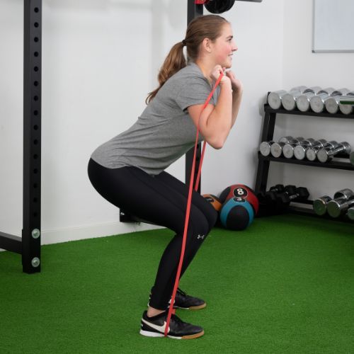 Pure2Improve Pro Medium elasztikus edzőgumi piros 2152