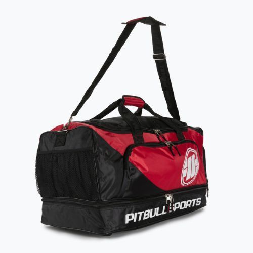 Edzőtáska Pitbull West Coast Big Duffle Bag Logo Pitbull Sports black/red