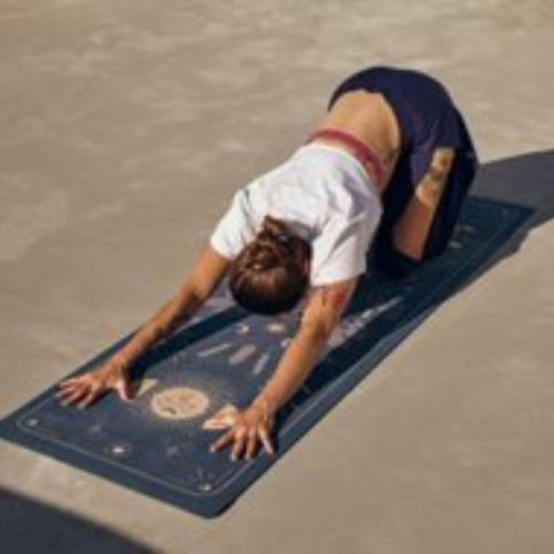 Jógaszőnyeg Moonholi MAGIC TRAVEL tengerészkék SKU-117