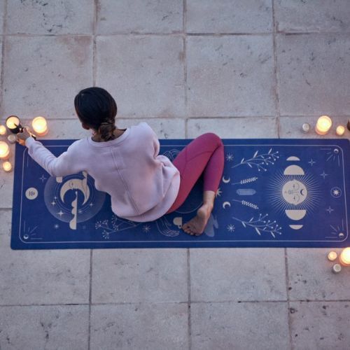 Jógaszőnyeg Moonholi MAGIC TRAVEL tengerészkék SKU-117