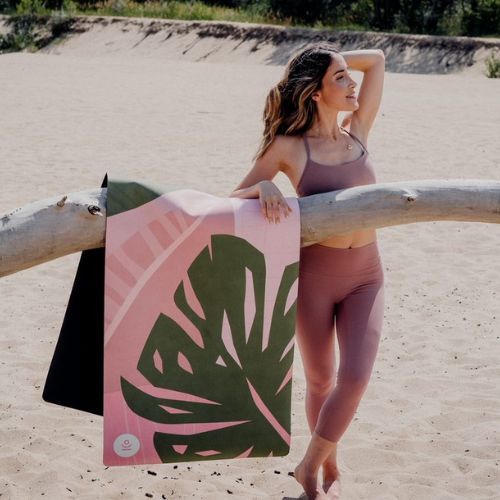 Jógaszőnyeg Moonholi TROPICANA TRAVEL rózsaszín SKU-120