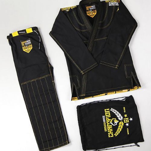 Brazilian Jiu-Jitsu GI férfiaknak Ground Game Champion 2.0 fekete GICHNEWBLAA1