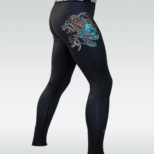 Férfi leggings Ground Game Bushido 3.0 fekete