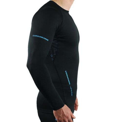 Férfi Rashguard Ground Game Athletic 3.0 hosszú ujjú fekete RASHATH3LSS RASHATH3LSS