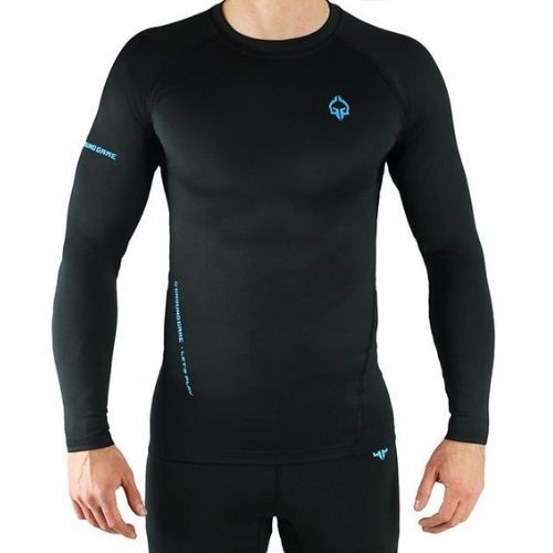 Férfi Rashguard Ground Game Athletic 3.0 hosszú ujjú fekete RASHATH3LSS RASHATH3LSS