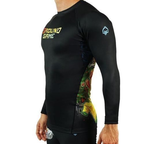 Férfi Ground Game Brasil hosszú ujjú Rashguard szín 21RASHBRALSS