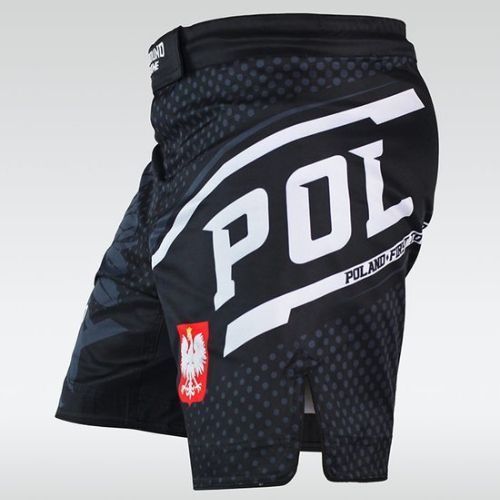 Férfi edzőnadrág Ground Game MMA Lengyelország fekete MMASHOPOLS