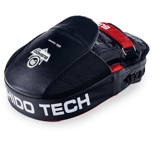 Bushido természetes bőr edzőkorongok fekete ARF-1101-S