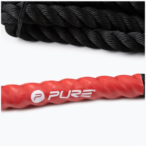 Pure2Improve edzőkötél Battle Rope 12 M fekete P2I200810