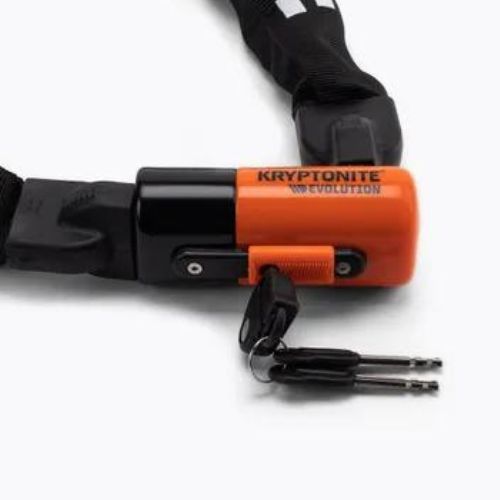 Kerékpár lánczár Kryptonite Evolution 1090 integrált lánc fekete 1090