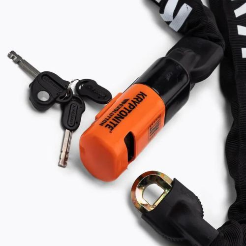 Kerékpár lánczár Kryptonite Evolution 1090 integrált lánc fekete 1090