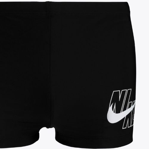 Férfi Nike Logo Aquashort úszó boxeralsó fekete NESSA547-001
