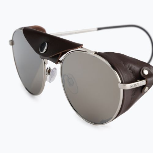 Női napszemüveg ROXY Blizzard 2021 shiny silver/brown leather