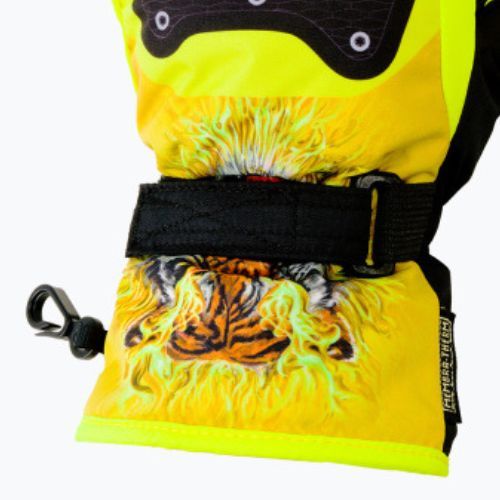 Gyermek síelő kesztyű Level Junior sárga 4152