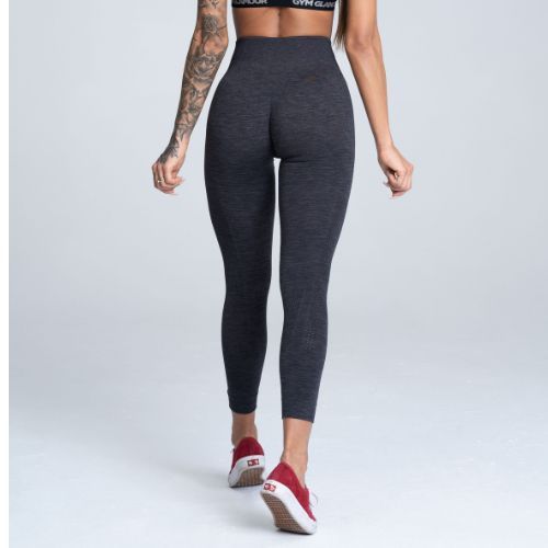 Női Gym Glamour varrás nélküli leggings tengerészkék 198